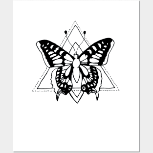 Geo Butterfly Posters and Art